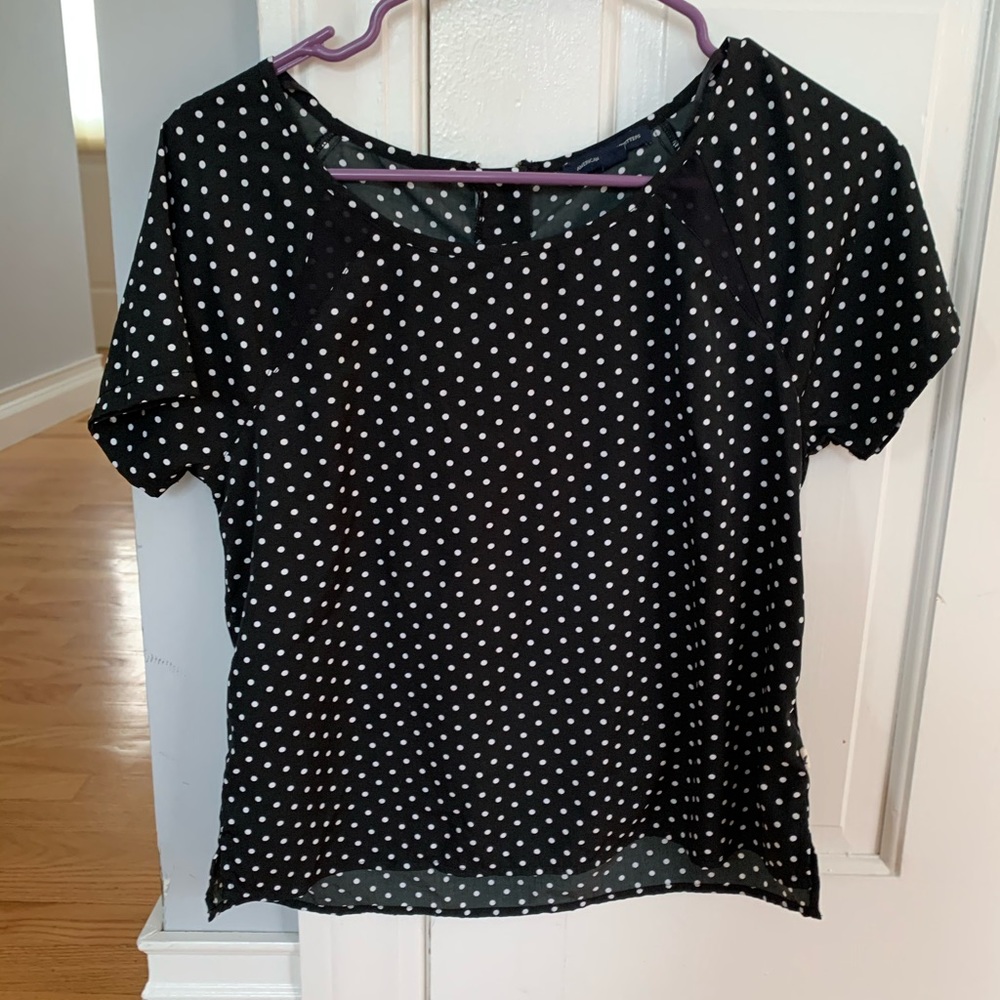 American Eagle Polka Dot Shirt